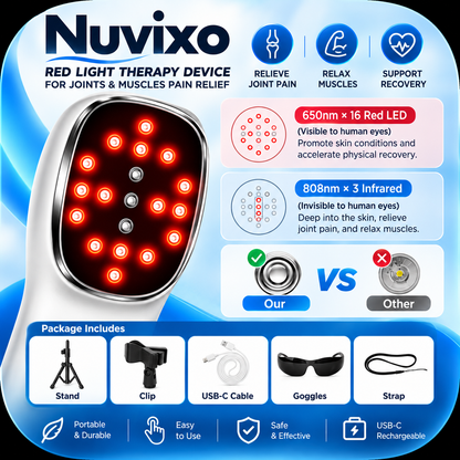 Red Light Therapy Device for Joints & Muscles Pain Relief